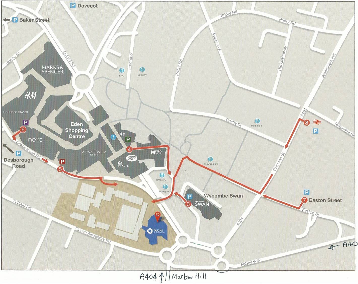 map of parking near to BNU